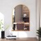 Flash Furniture Mila 20in x 30in Arched Metal Framed Wall Mirror, Gold HMHD-23M006YBN-GLD-GG - alternate 8